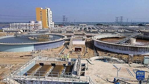 上好麥飯石濾料生產廠家中國電建成都院建設的南亞最大污水處理廠進入試運行